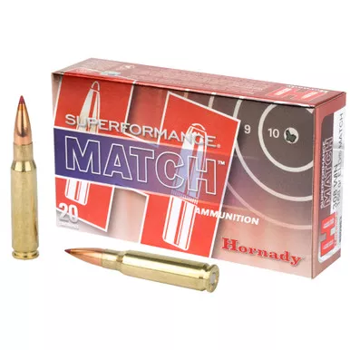 Hornady Superformance Match, 308 Win, 168gr, ELD Match, 20rd Box 80963