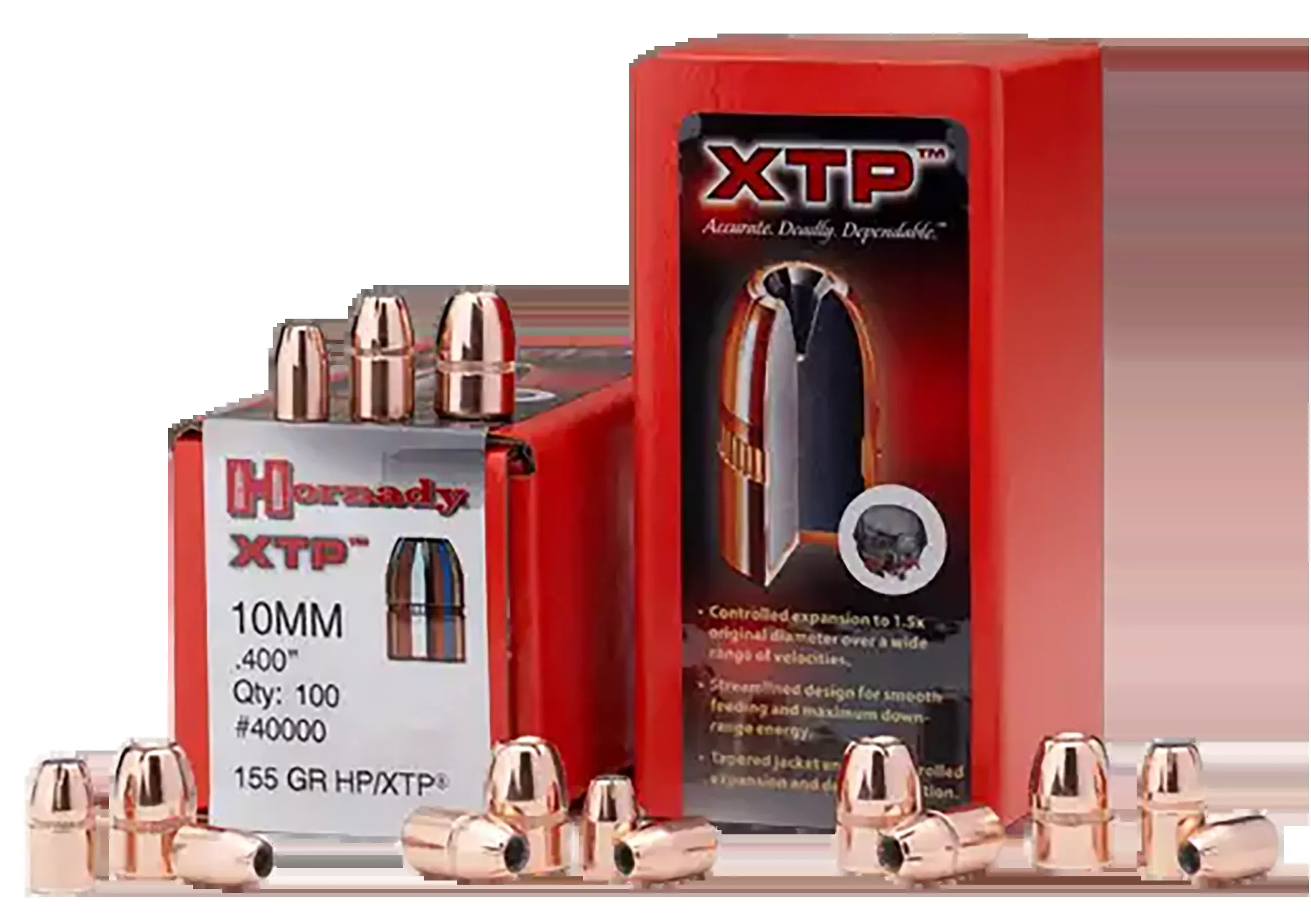 Hornady XTP .357 158 gr Hollow Point Reloading Bullets - 100/Box