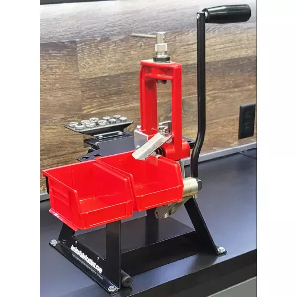 InLine Fabrication Case Ejector System for LEE Breech Lock Challenger Single Stage w/ Red Bins