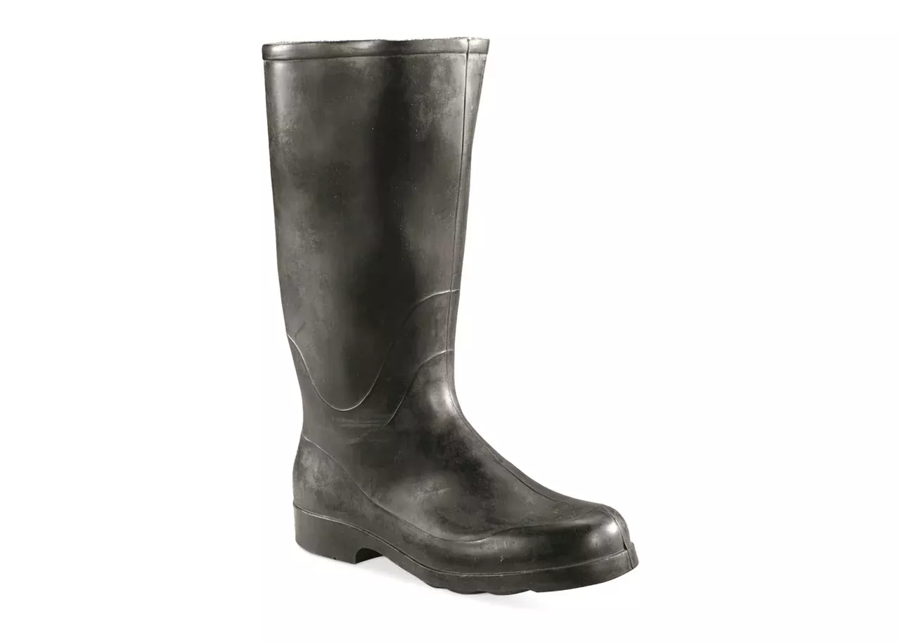 Italian / German Black Rubber Boots - Surplus
