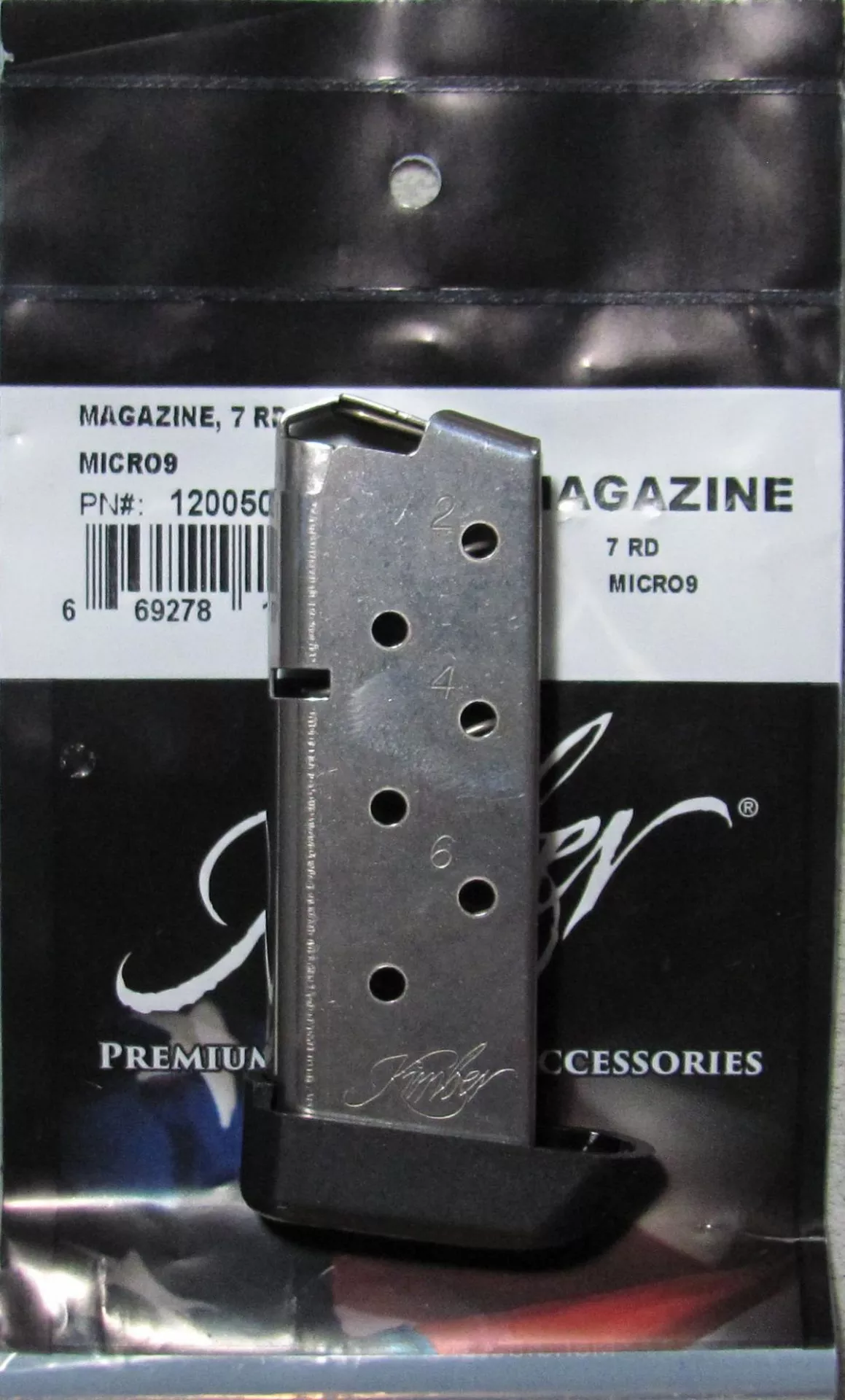 Kimber Micro 9MM 7 Rd STS Magazine Engineered Accessories