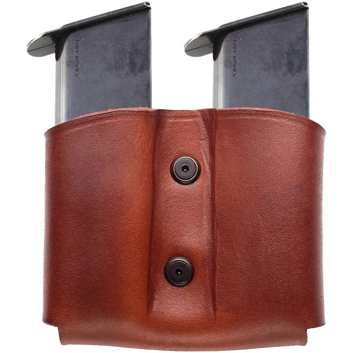 Leather Double Magazine Pouch