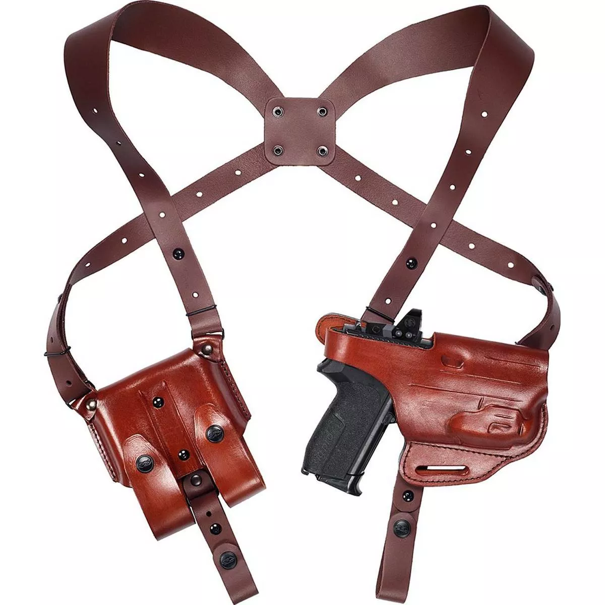 Leather Shoulder Holster System (Light/Laser & Red Dot)