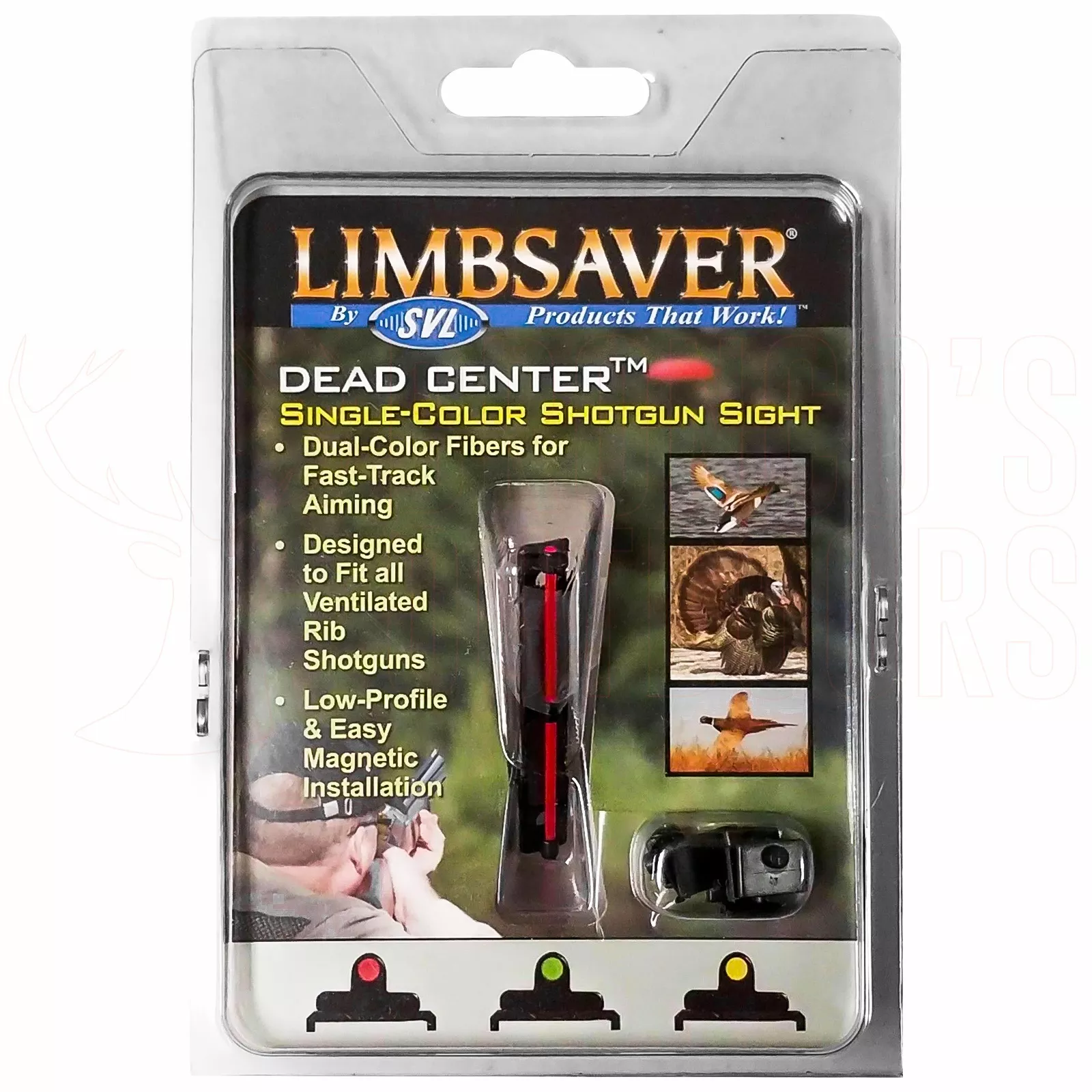 Limbsaver Dead Center Single-Colour Shotgun Sight - Red