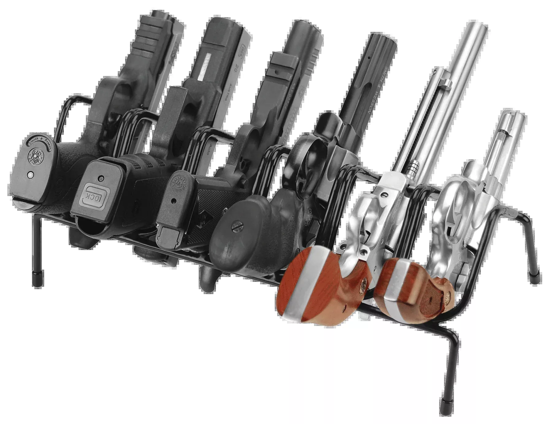 Lockdown 6 Gun Handgun Rack 14.25
