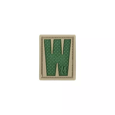 Maxpedition LETW Letter W Morale Patch - 0.84" x 1.18"