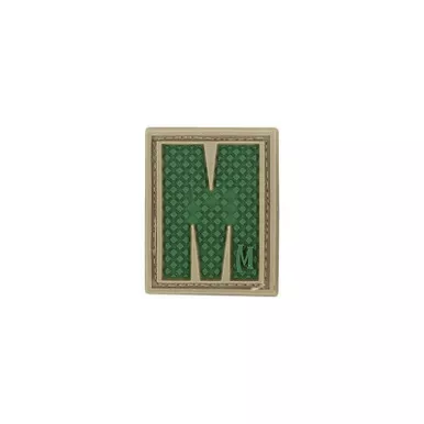 Maxpedition PVCPATCH-LETMA Letter M Morale Patch - Arid- 0.84" x 1.18"