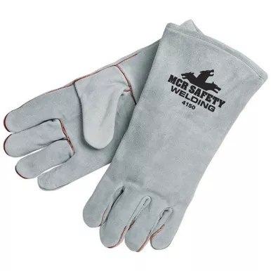 MCR Safety 4150 Select Gray Shoulder Leather Welding Work Gloves
