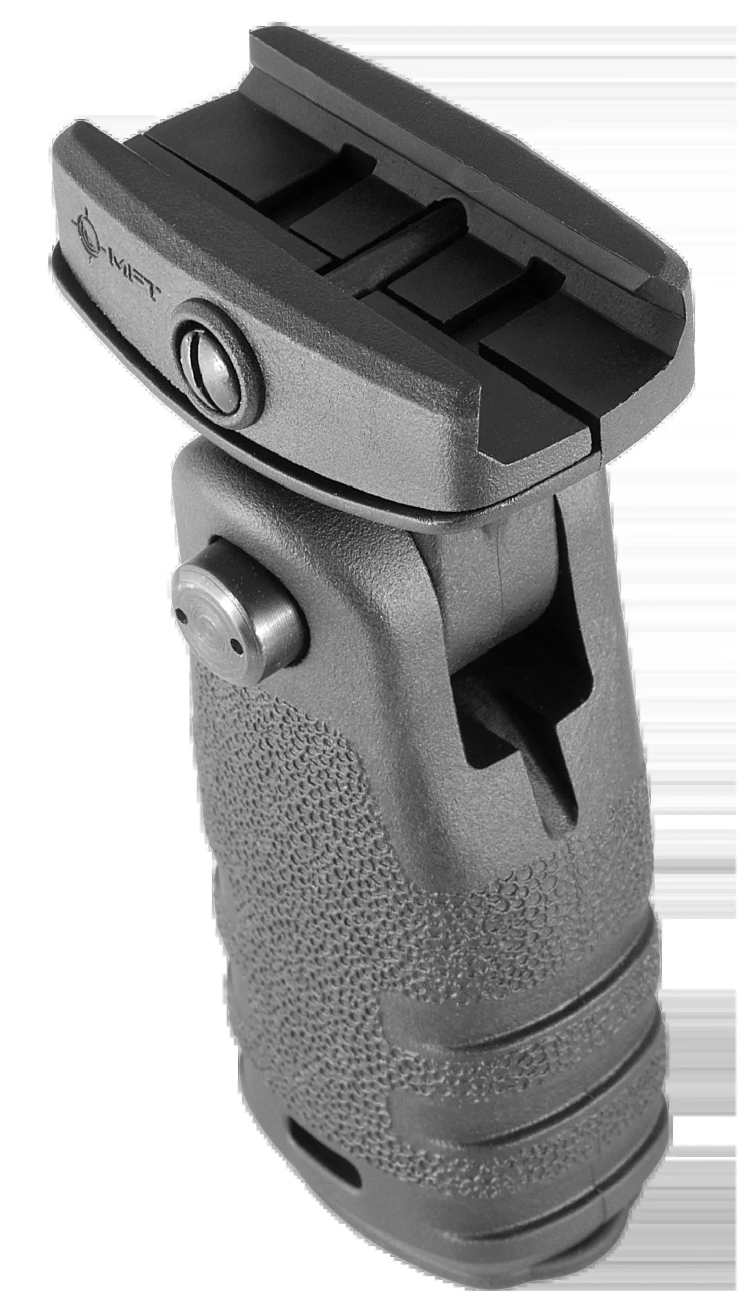 Mission First Tactical RFG React Folding Vertical Grip Polymer Black