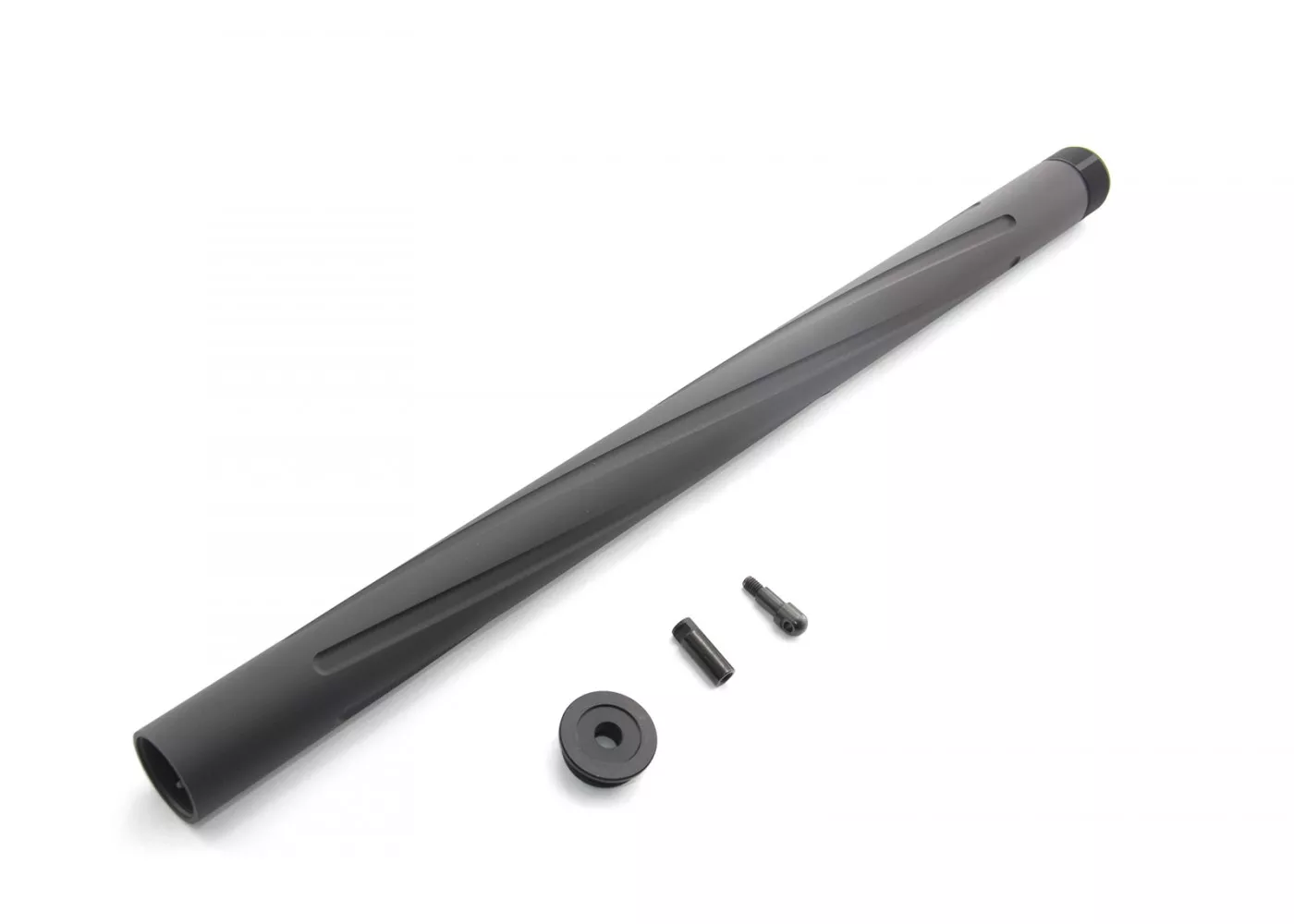 Modify MOD24 Outer Barrel - Short Spiral Fluted w/ Bipod Studs & Muzzle Cap