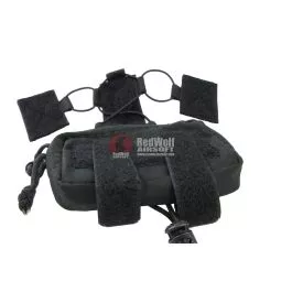 OPS Combat Helmet Counter Weight / Utility Pocket - Black