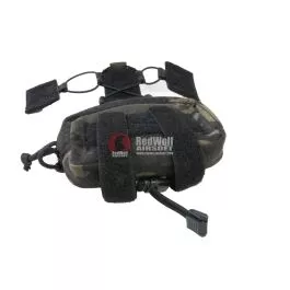 OPS Combat Helmet Counter Weight / Utility Pocket - Multicam Black