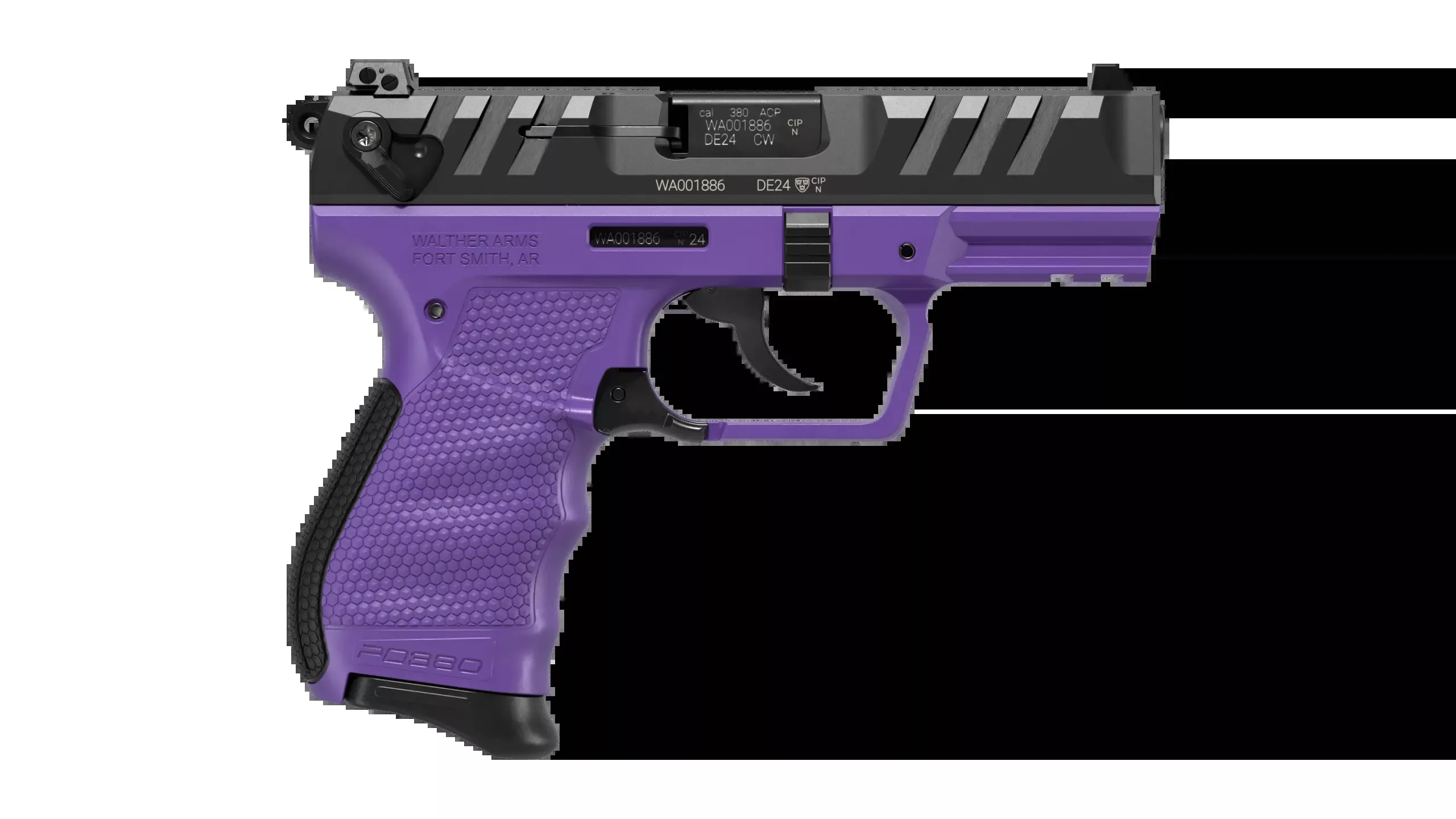 PD380 3.7" Purple 9RD .380 ACP