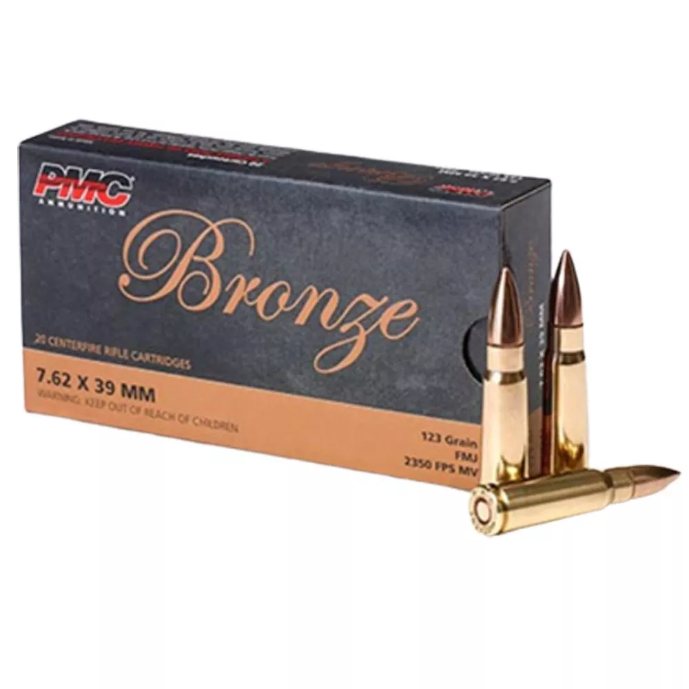 PMC 7.62x39mm 124gr FMJ, 20 Rounds