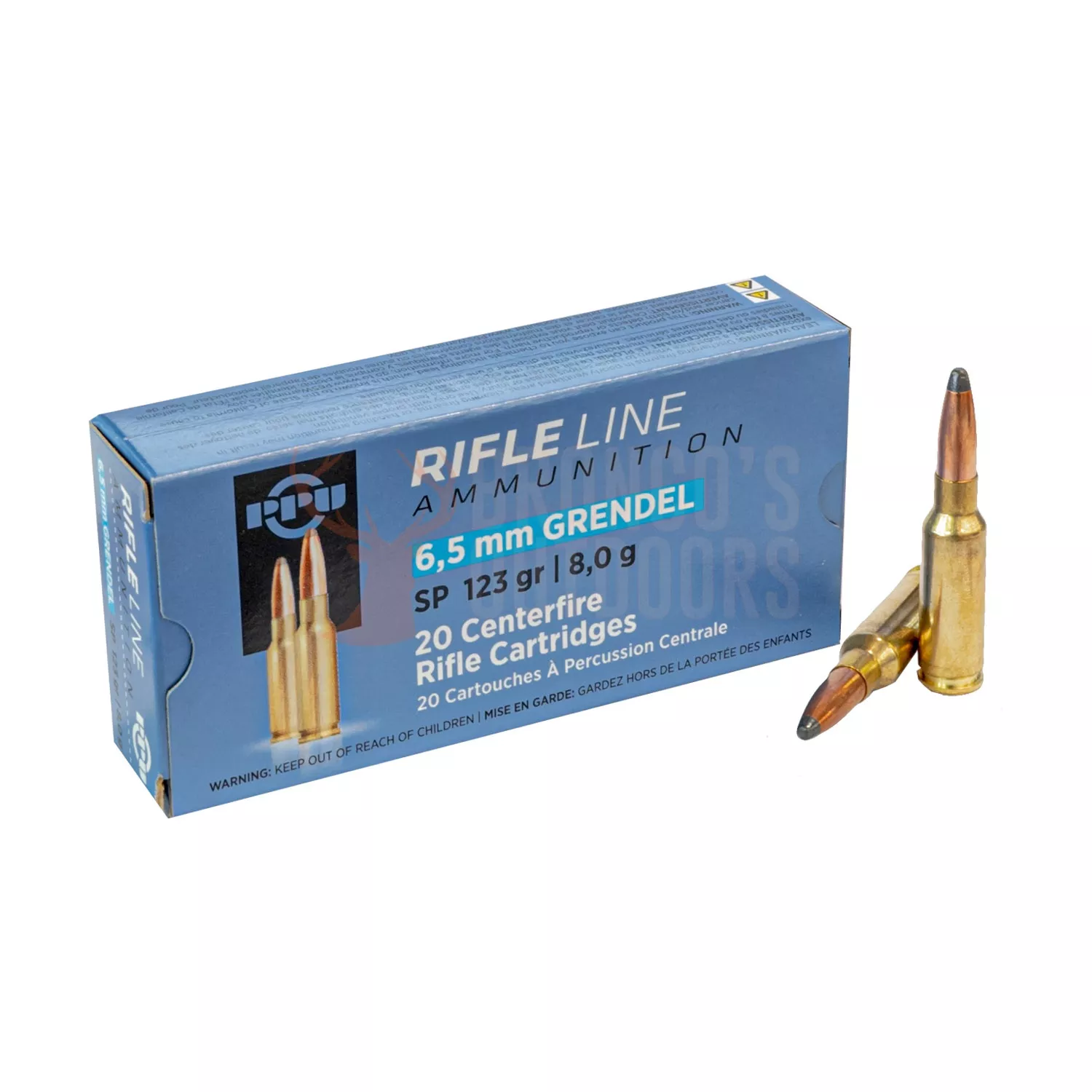 PPU 6.5 Grendel 123gr SP 20 Rounds
