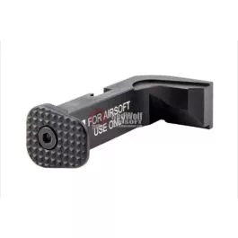 PTS ZEV Mag Release Button Kit for Tokyo Marui Model 17 GBB- Black & Silver