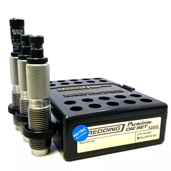 Redding Deluxe Metric 3 Die Set 6.5 PRC