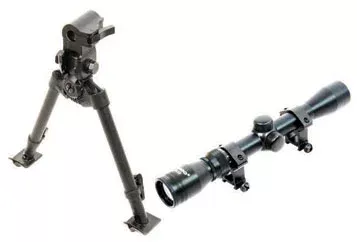 Refurbished Airsoft Bi-Pod Scope 3-9×32 with Rings Combo Pack