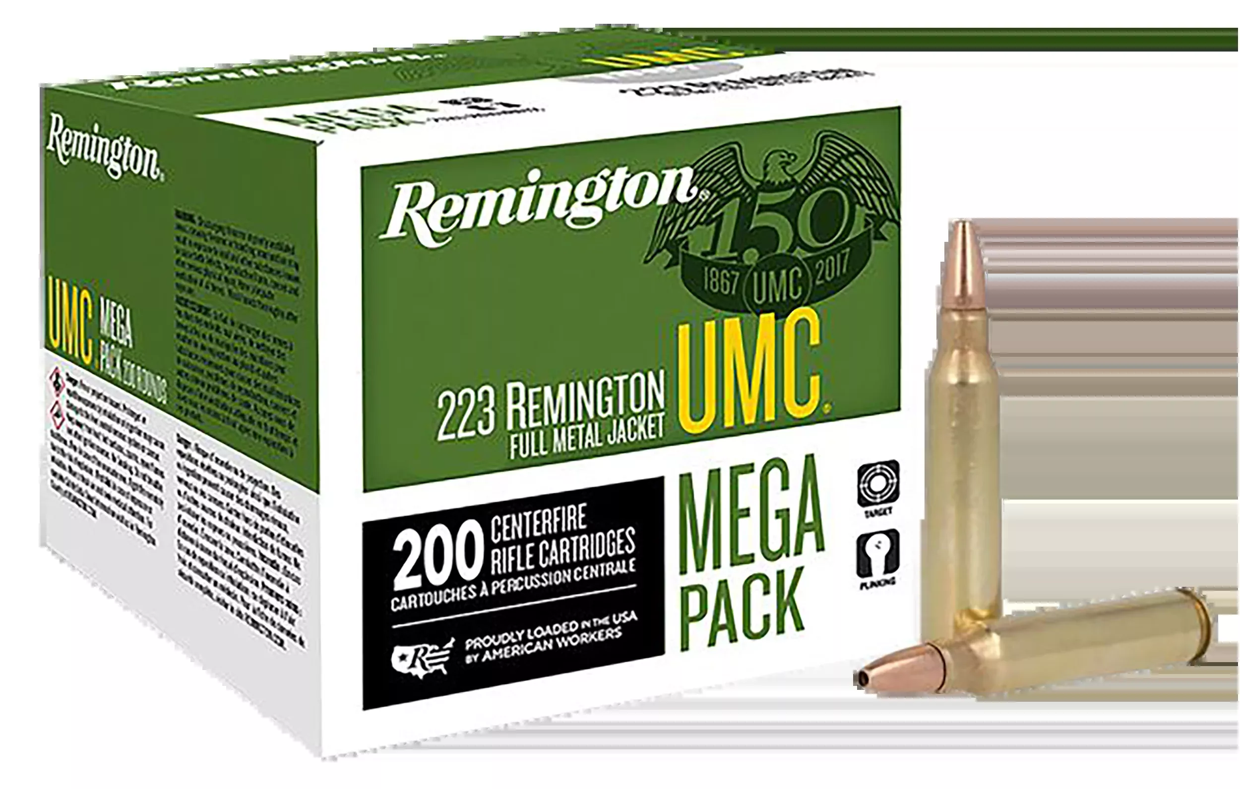 Remington UMC Mega Pack .223 Rem 45gr JHP - Box or Case