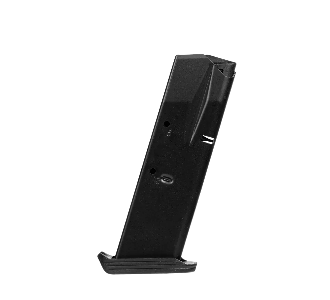 Restricted 10-round magazine. Compact.