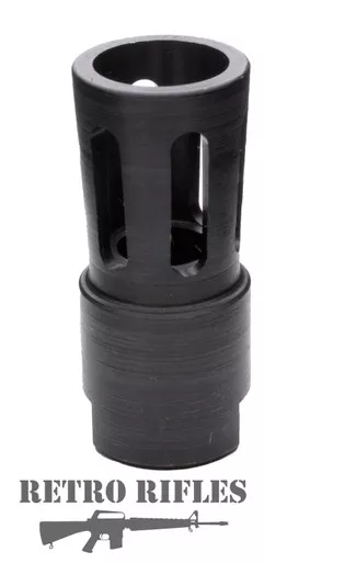 Retro Flared Flash Hider-308/300 blackout / 5/8x24