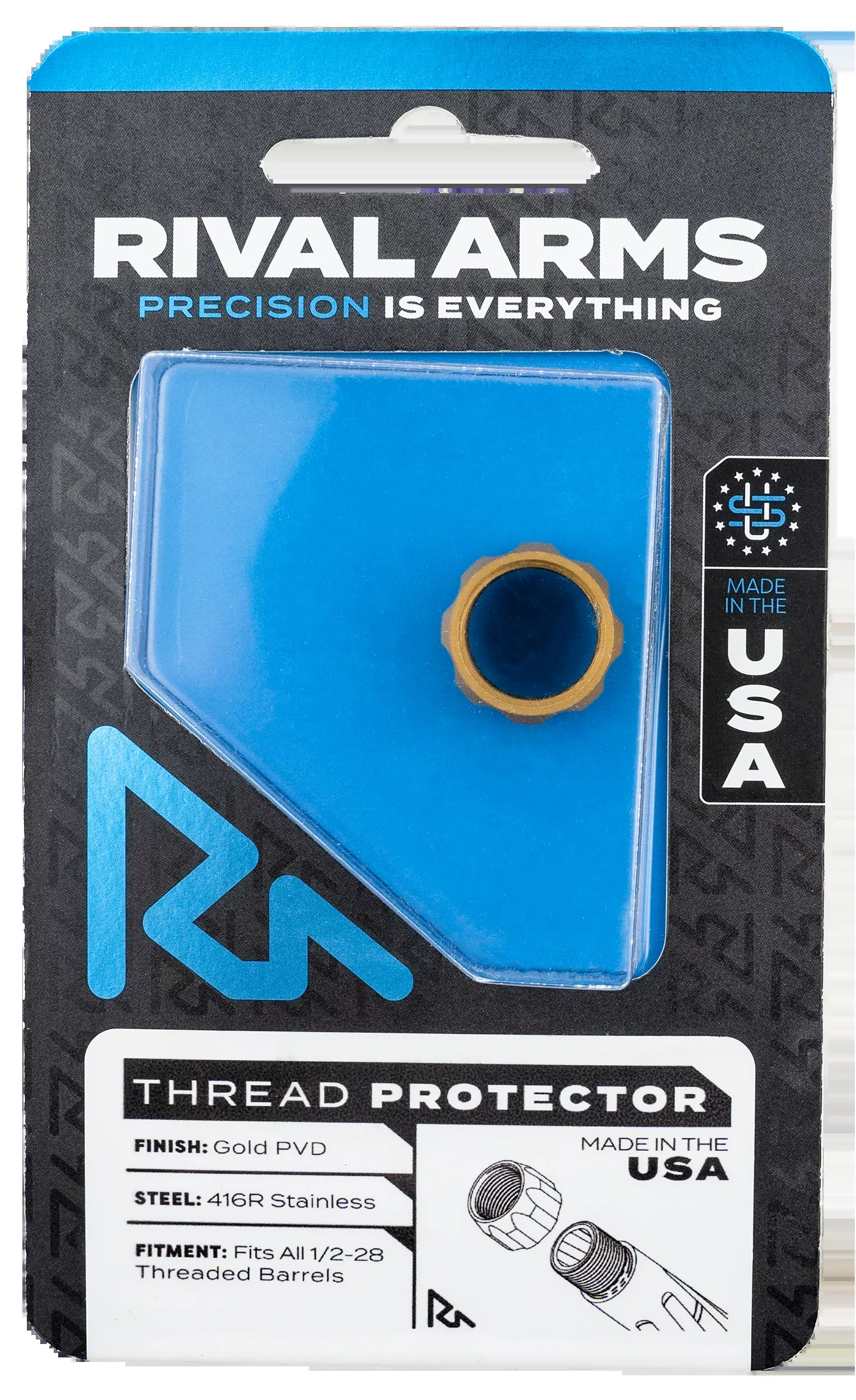 Rival Arms Thread Protector 9mm Luger 1/2