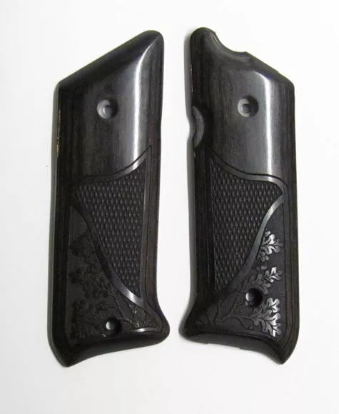 Ruger MKIII Checkering Oak Leaves Silver Black Engineered Accessories