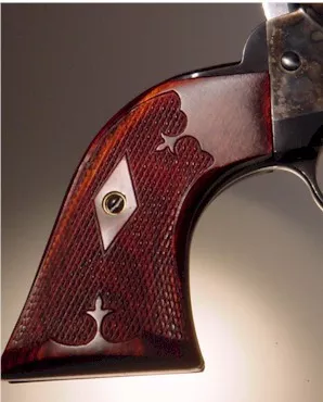Ruger Single Six w Checkering Rosewood Engineered Accessories