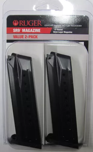Ruger SR9 SR9c 9E 17Rd 2Pk Mag Engineered Accessories