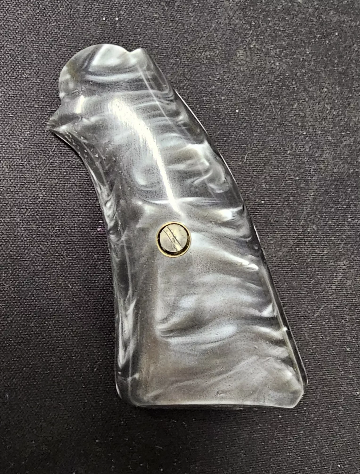 S&W J Frame Square Butt Grip Black Pearl Jay Scott