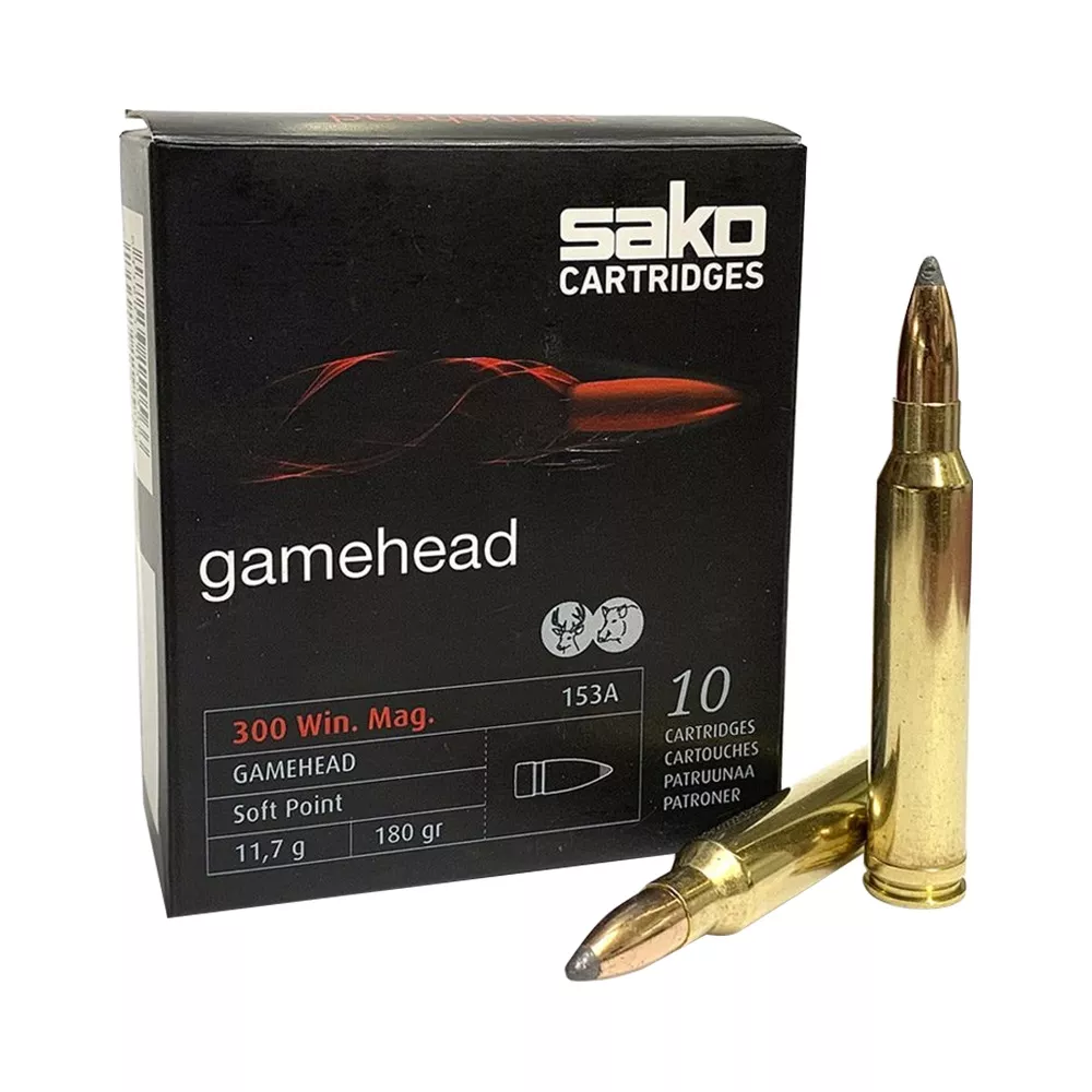 Sako Gamehead .300 Win Mag 180gr SP 10 Rounds