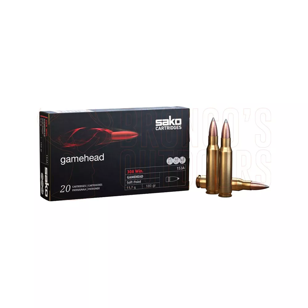 Sako Gamehead .308 Win 180gr SP