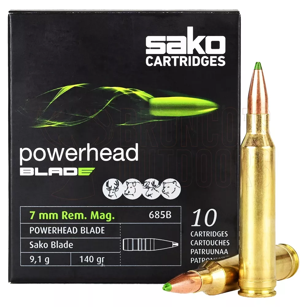 Sako Powerhead 7mm Rem Mag 140gr Blade