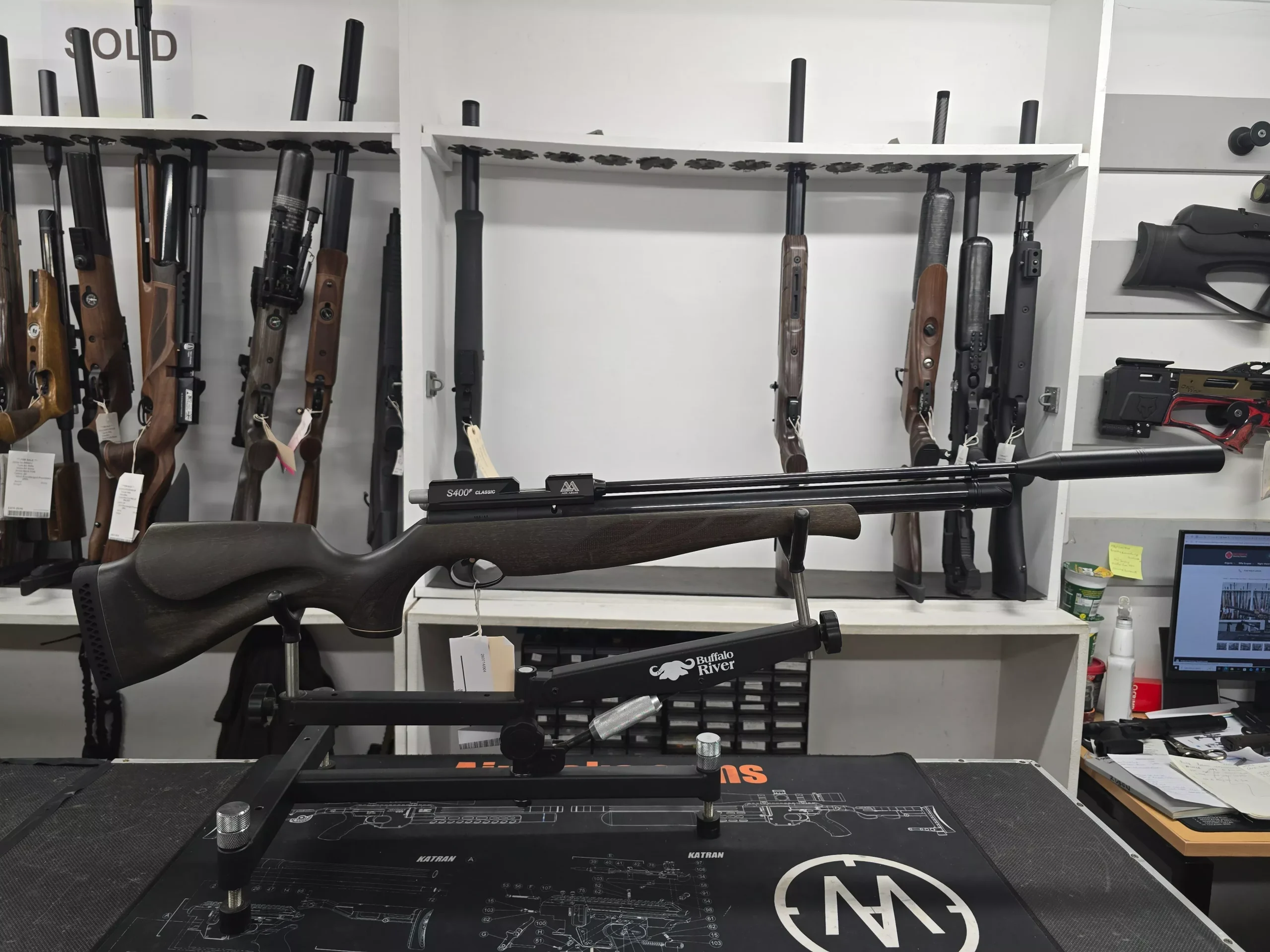 Second hand Air Arms S400 Superlite .22