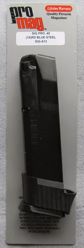 Sig Pro .40 15RD Blue ProMag Sig-A13