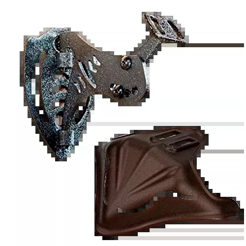 Skull Hooker Bone Bracket & Skull Cap Combo Brown Steel Mount