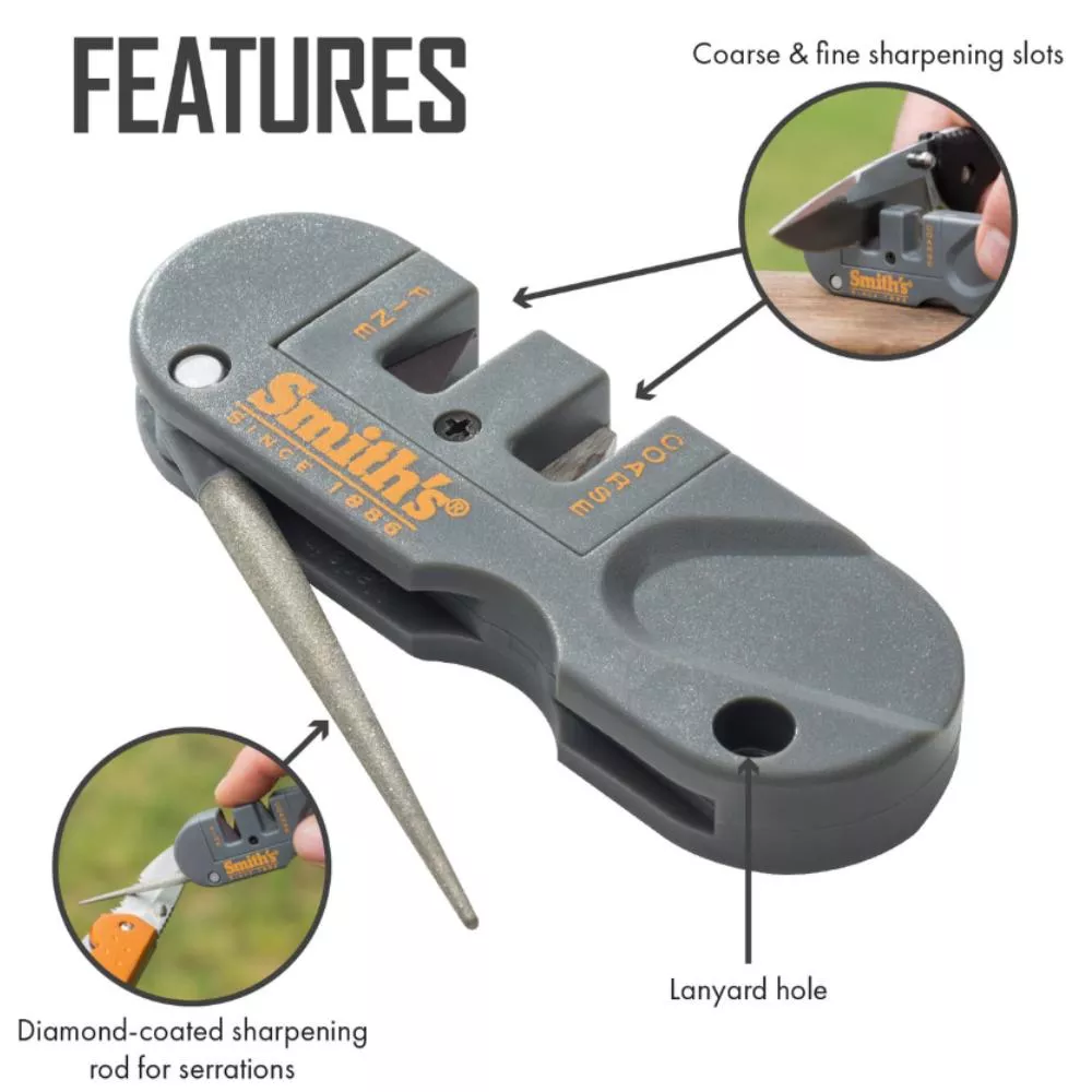 Smith's Pocket Pal Knife Sharpener, 50918