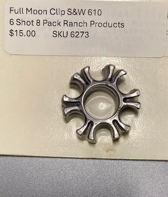 Smith and Wesson 610 Full Moon Clips 10MM 6 Rounds