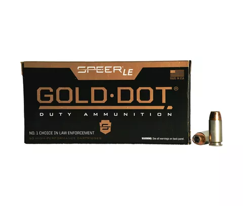 Speer: Gold Dot, .40 S&W, Uni-Cor Jacket, 180gr, 50/Box