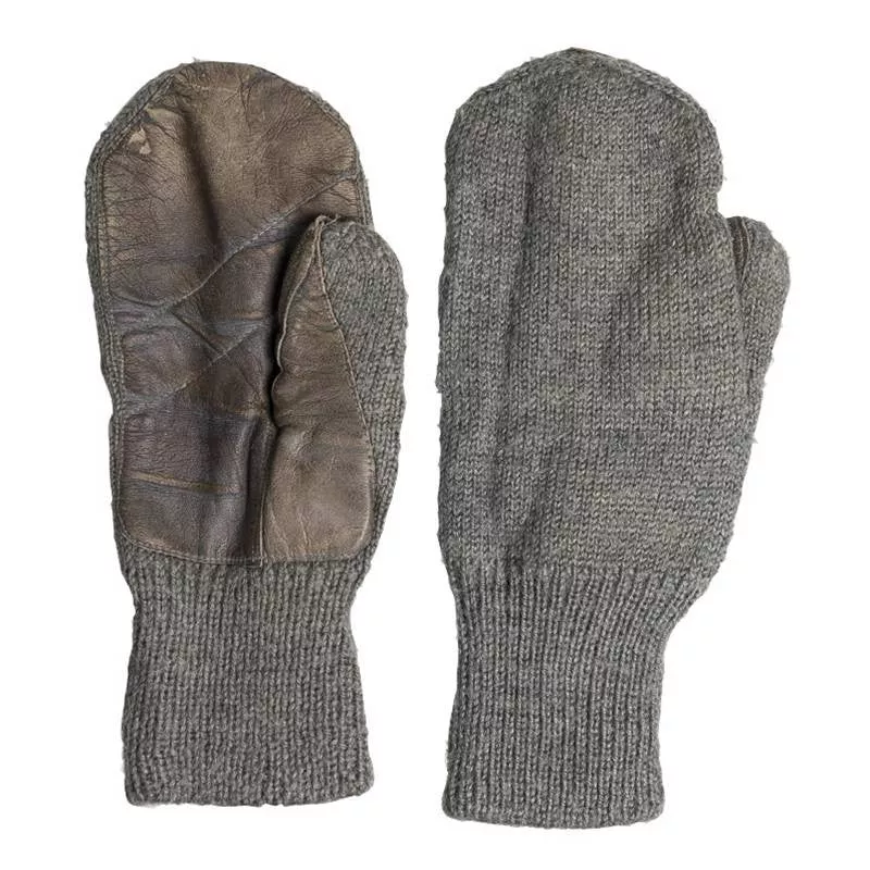 Swiss Wool/Leather Mittens (Used)