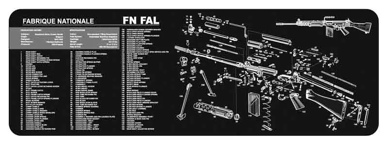 TEKMAT ARMORERS BENCH MAT – 12″X36″ FN-FAL