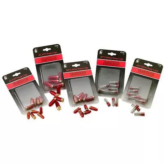 Traditions 9MM Snap Caps/5-Pack (ASM9)