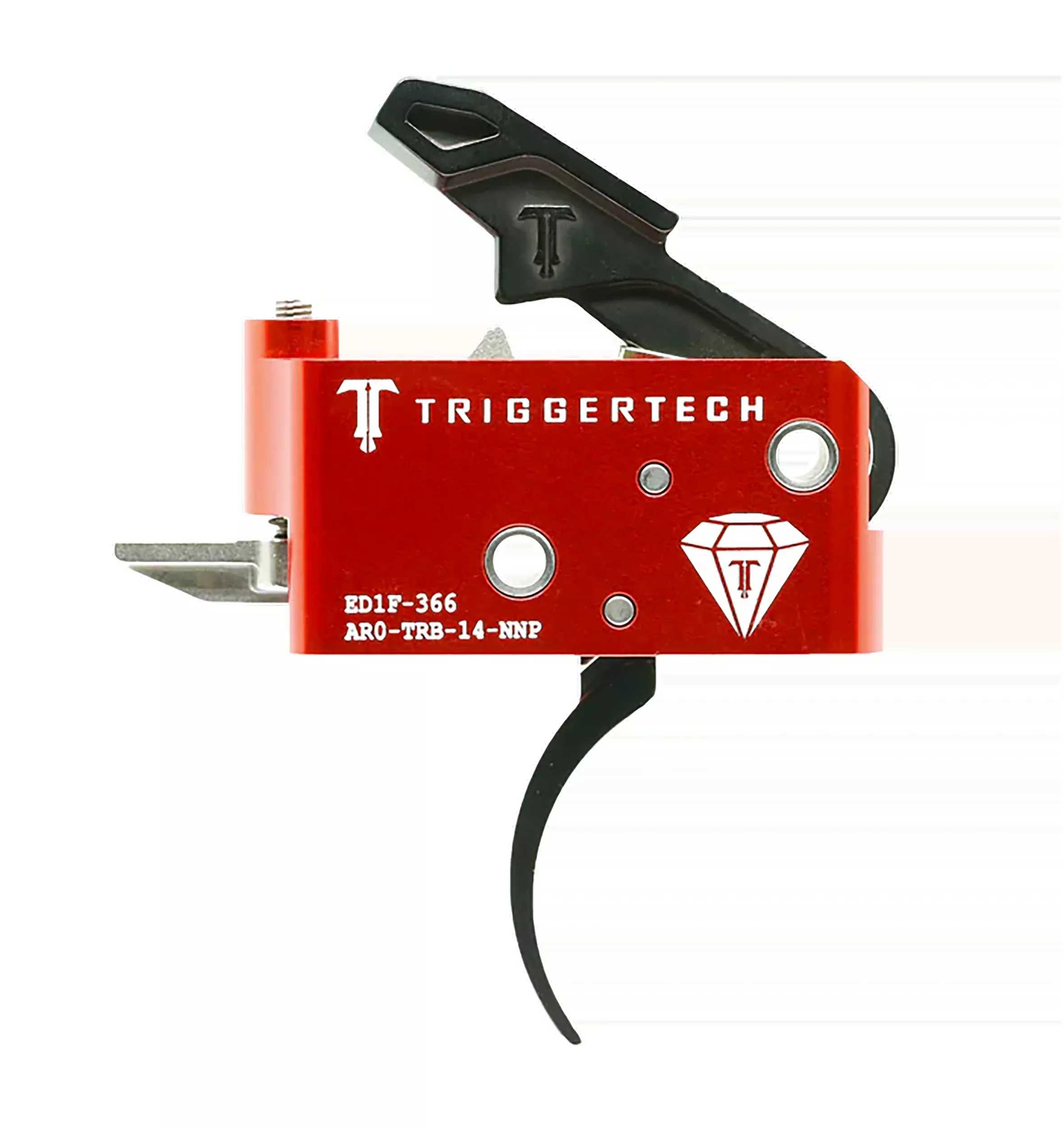 TriggerTech Diamond AR-15 1.5-4 lb Pro Curved Two-Stage Trigger