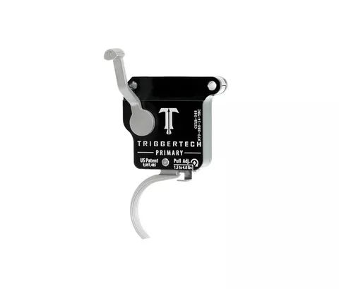 TriggerTech: REM 700 Primary Trigger, Single Stage, Stainless - Traditional Curved