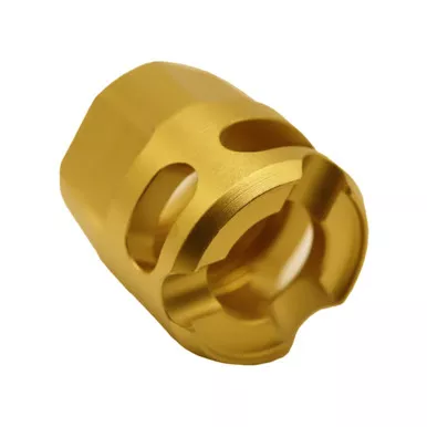 True Precision Y-Type Micro Compensator 1/2X28 Gold