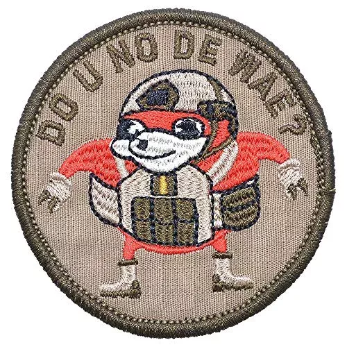 Ugandan Knuckles”Do You Know De Wae Patch, Round Patch Combat Bagde Military Patch Tactical Military Patch Set Hook/Loop Backing -3 inch Hat Patch