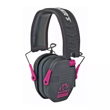 Walker's Razor Slim Electronic Muff Black/Pink