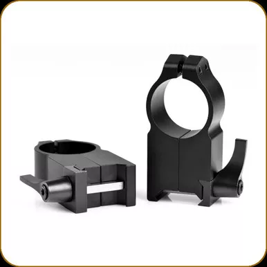 Warne - Maxima - QD Scope Rings - 1" - Ultra High - 204LM
