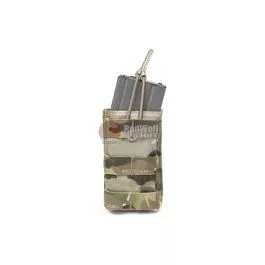 Warrior Assault Systems Single MOLLE Open M4 5.56mm Mag / Bungee Pouch - Multicam