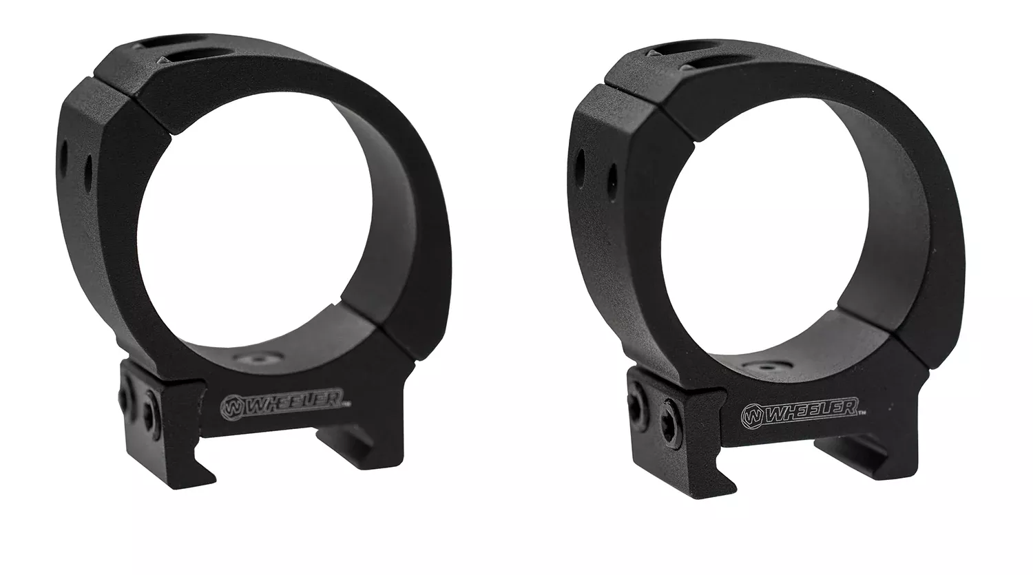 Wheeler 1133751 Sporter 30mm Medium Scope Rings Matte Black